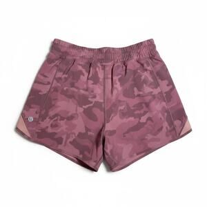 Lululemon Athletica Tracker V Incognito Camo Pink Taupe Multi Size 4 Shorts